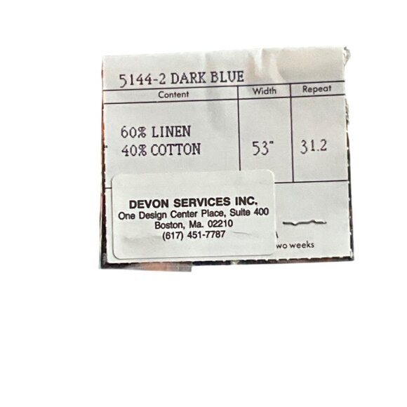 Rae Cummings 5144-2 Linen & Cotton Fabric With Colorful Birds & Leaves Print Dar - Picture 2 of 4